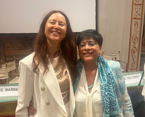 La Presidente Daniela Borgo e Valentina Aprea, esperta politiche della formazione e del lavoro